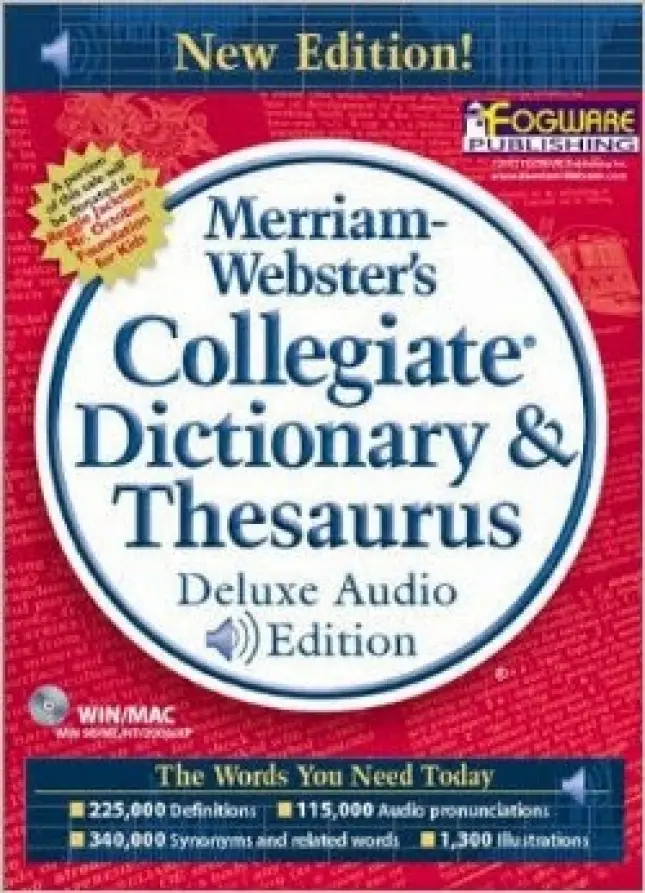 Merriam Websters Collegiate Dictionary And Thesaurus 0616